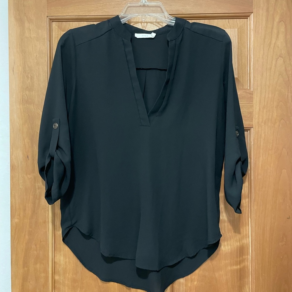 Black sheer Lush top